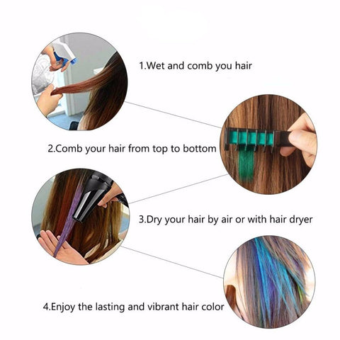 Magic Hair Chalk Comb